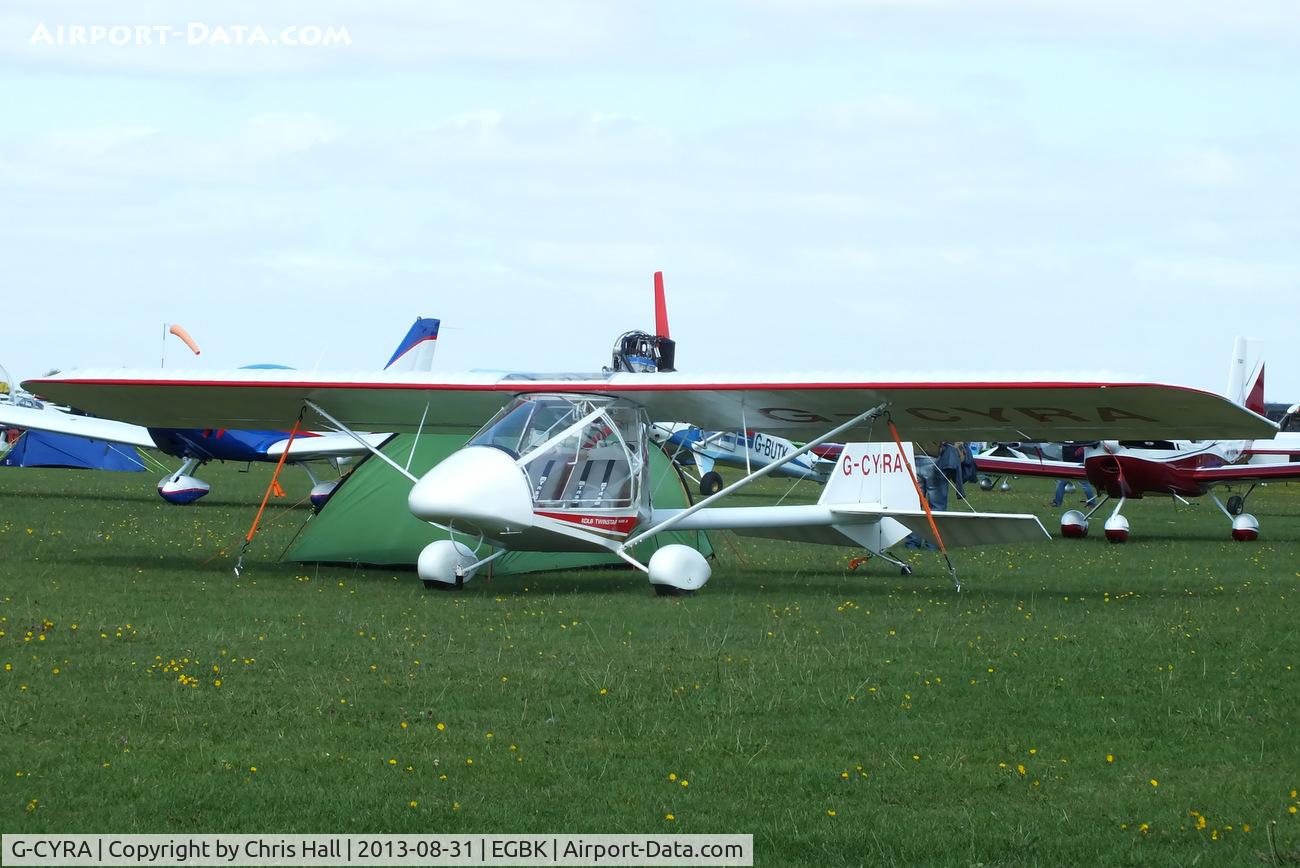 G-CYRA, 1994 Kolb Twinstar Mk III C/N PFA 205-12434, at the LAA Rally 2013, Sywell