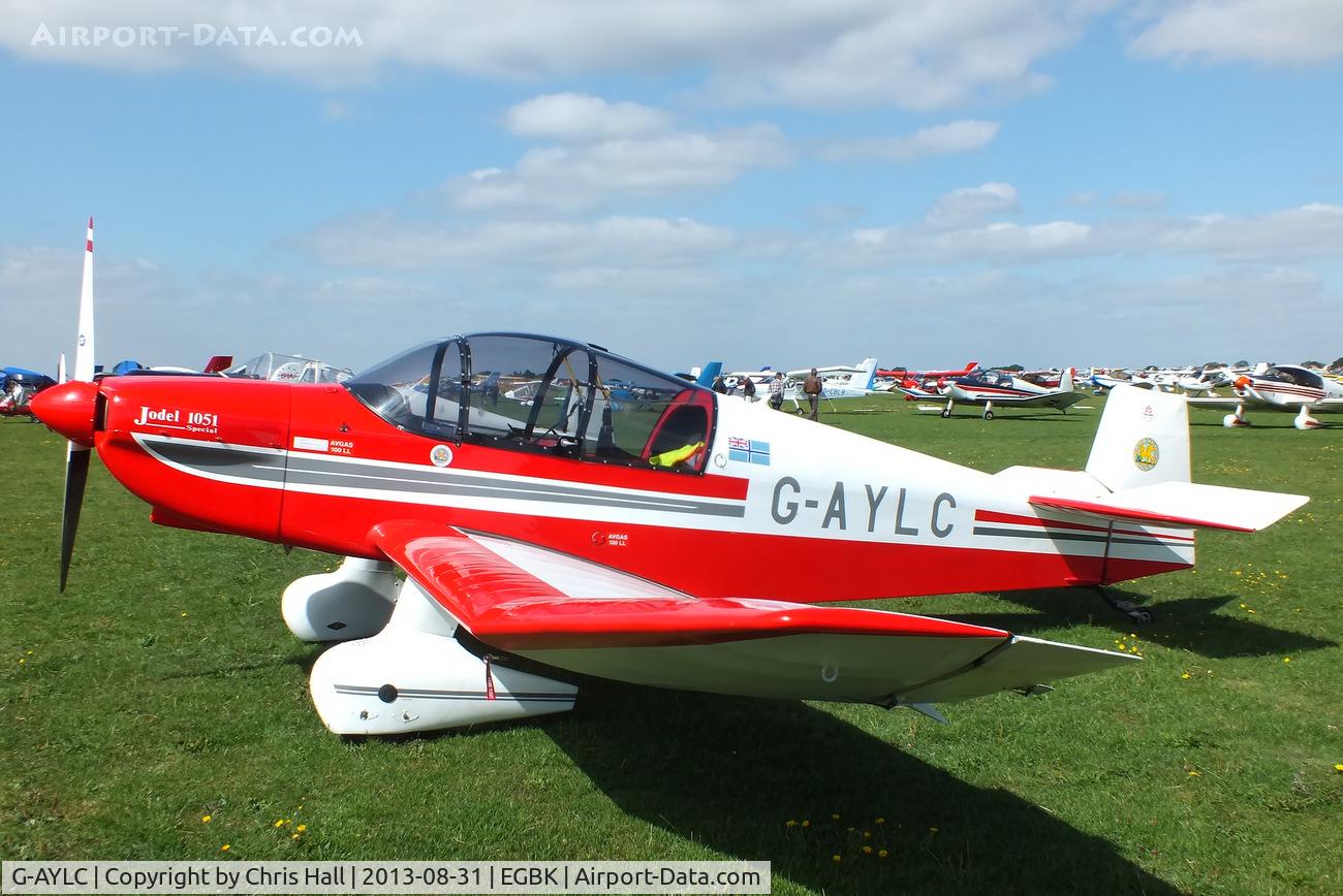 G-AYLC, 1964 CEA Jodel DR-1051 Ambassadeur C/N 536, at the LAA Rally 2013, Sywell