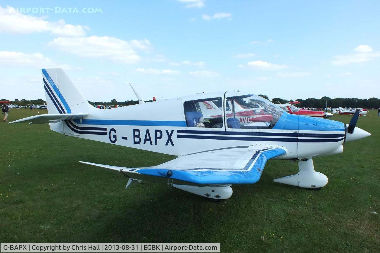 G-BAPX, 1972 Robin DR-400-160 Chevalier C/N 789, at the LAA Rally 2013, Sywell