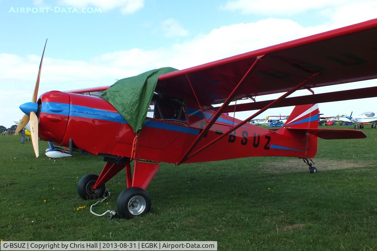 G-BSUZ, 1990 Denney Kitfox Mk3 C/N PFA 172-11875, at the LAA Rally 2013, Sywell