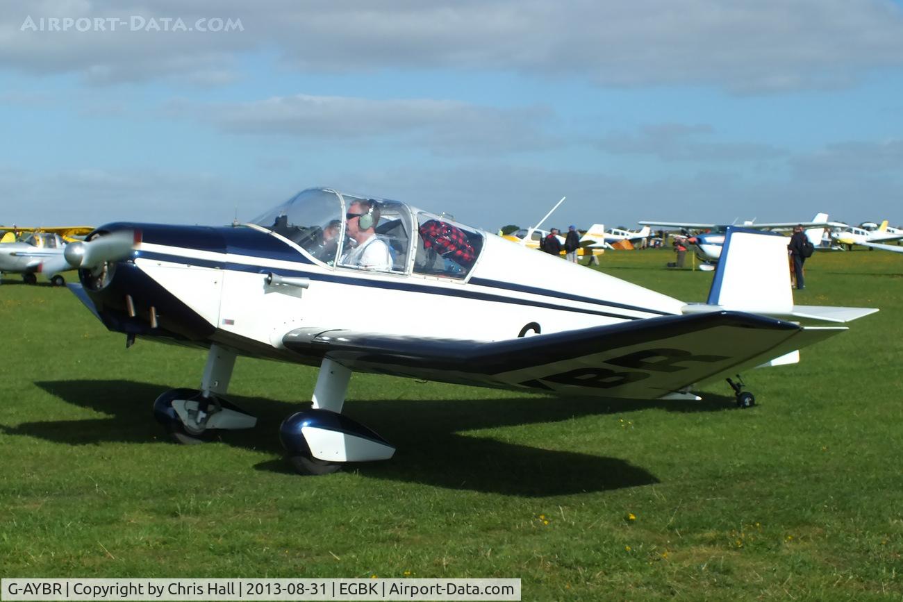 G-AYBR, 1964 Jodel D-112 Club C/N 1259, at the LAA Rally 2013, Sywell