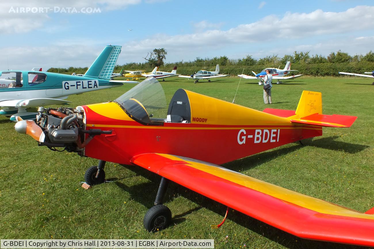 G-BDEI, 1977 Jodel D-9 Bebe C/N PFA 936, at the LAA Rally 2013, Sywell