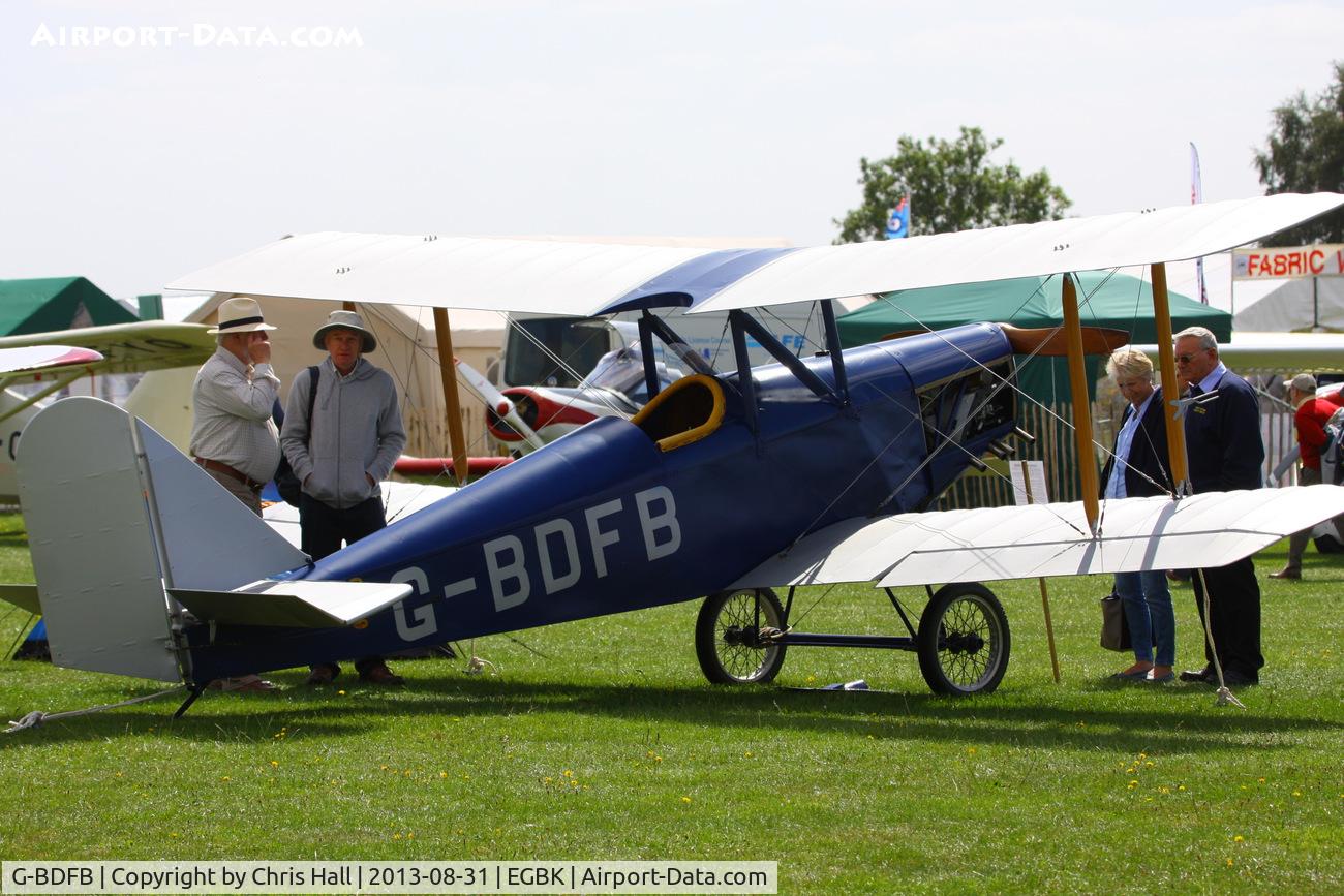 G-BDFB, 1991 Currie Wot C/N PFA 3008, at the LAA Rally 2013, Sywell