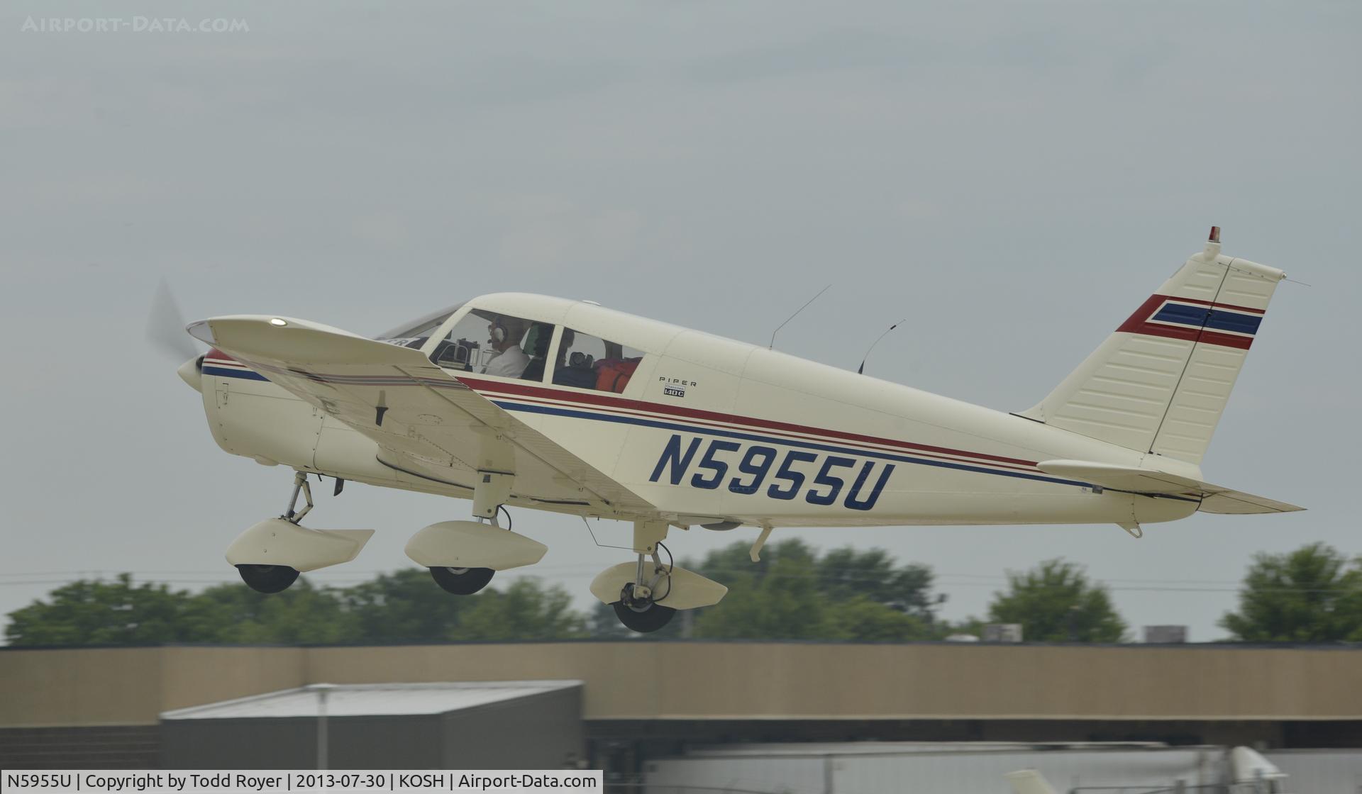 N5955U, 1970 Piper PA-28-140 Cherokee C/N 28-26777, Airventure 2013