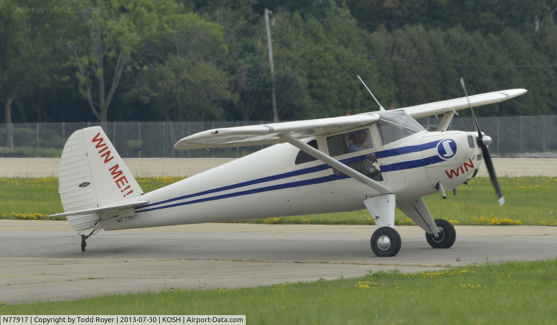 N77917, 1946 Luscombe 8A C/N 3644, Airventure 2013