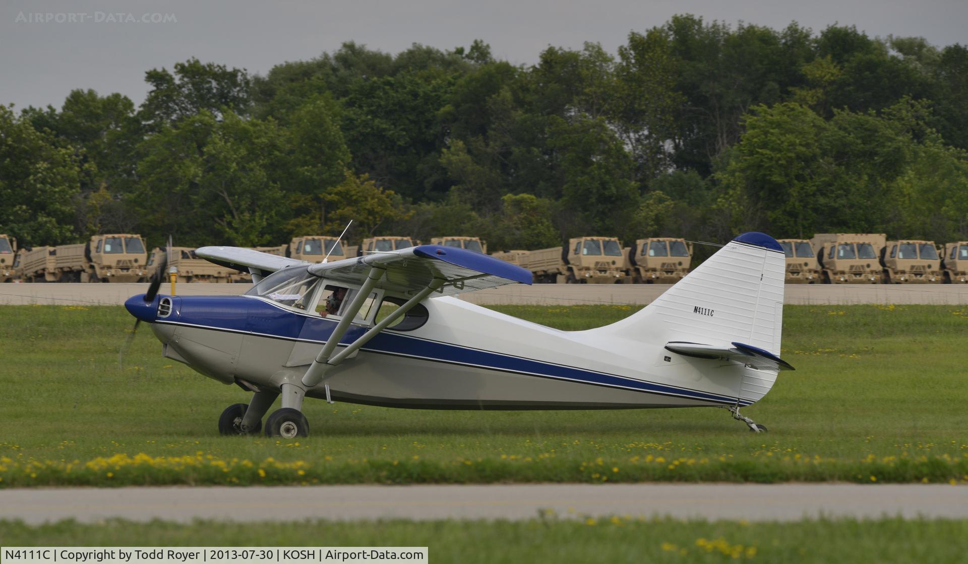 N4111C, 1948 Stinson 108-3 Voyager C/N 108-5111, Airventure 2013