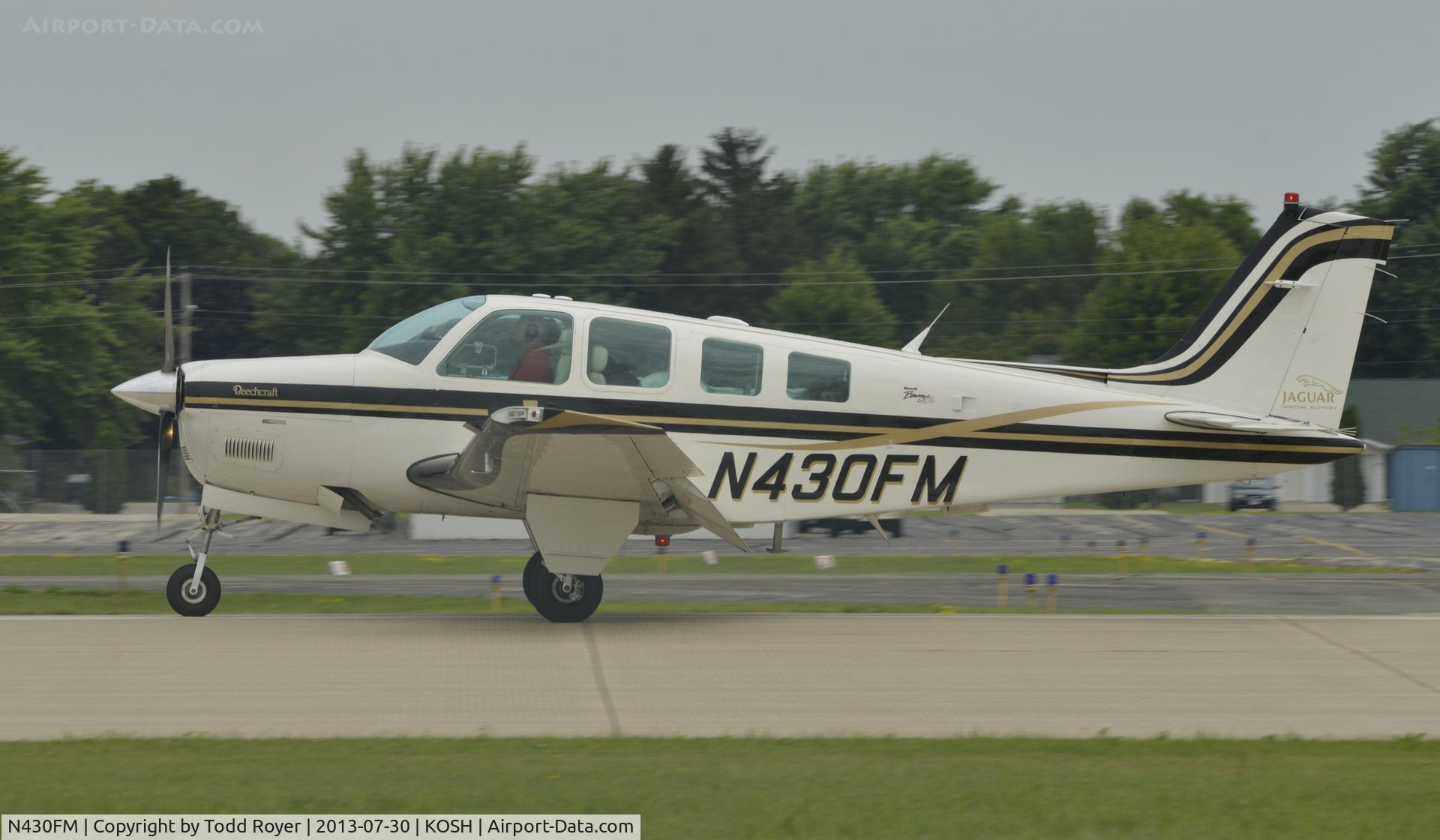 N430FM, 2000 Raytheon Aircraft Company A36 Bonanza C/N E-3319, Airventure 2013