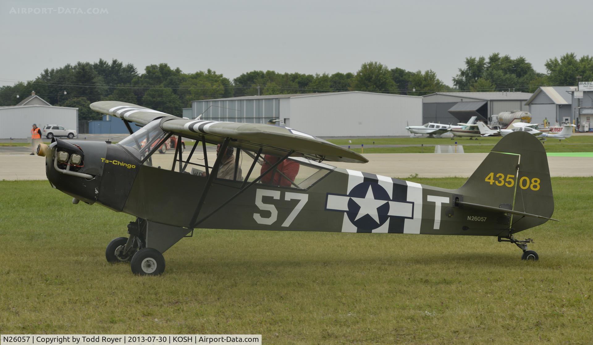 N26057, 1939 Piper J3C-65 Cub C/N 3999, Airventure 2013