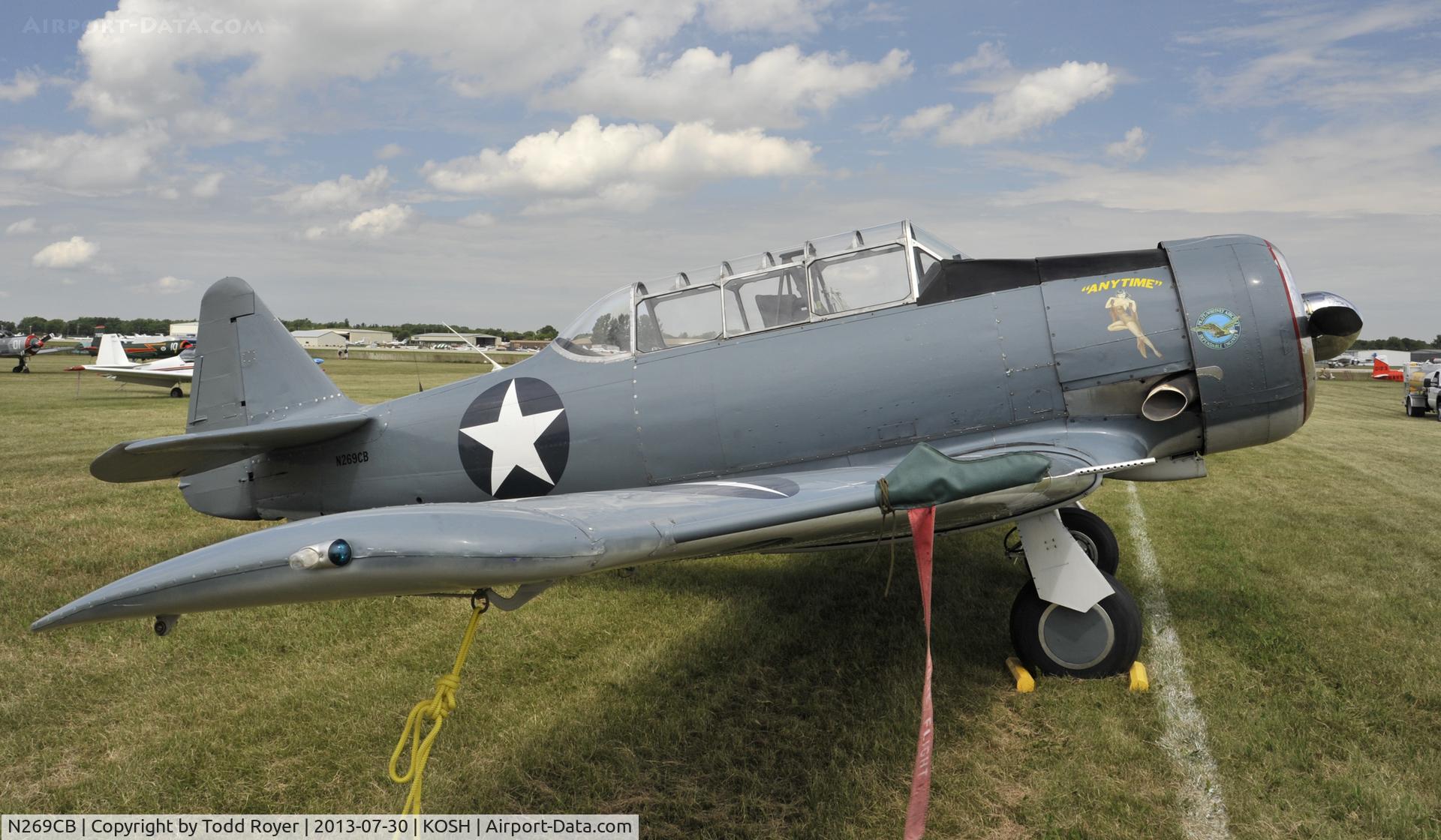 N269CB, 1945 North American SNJ-6 Texan C/N 121-43077, Airventure 2013