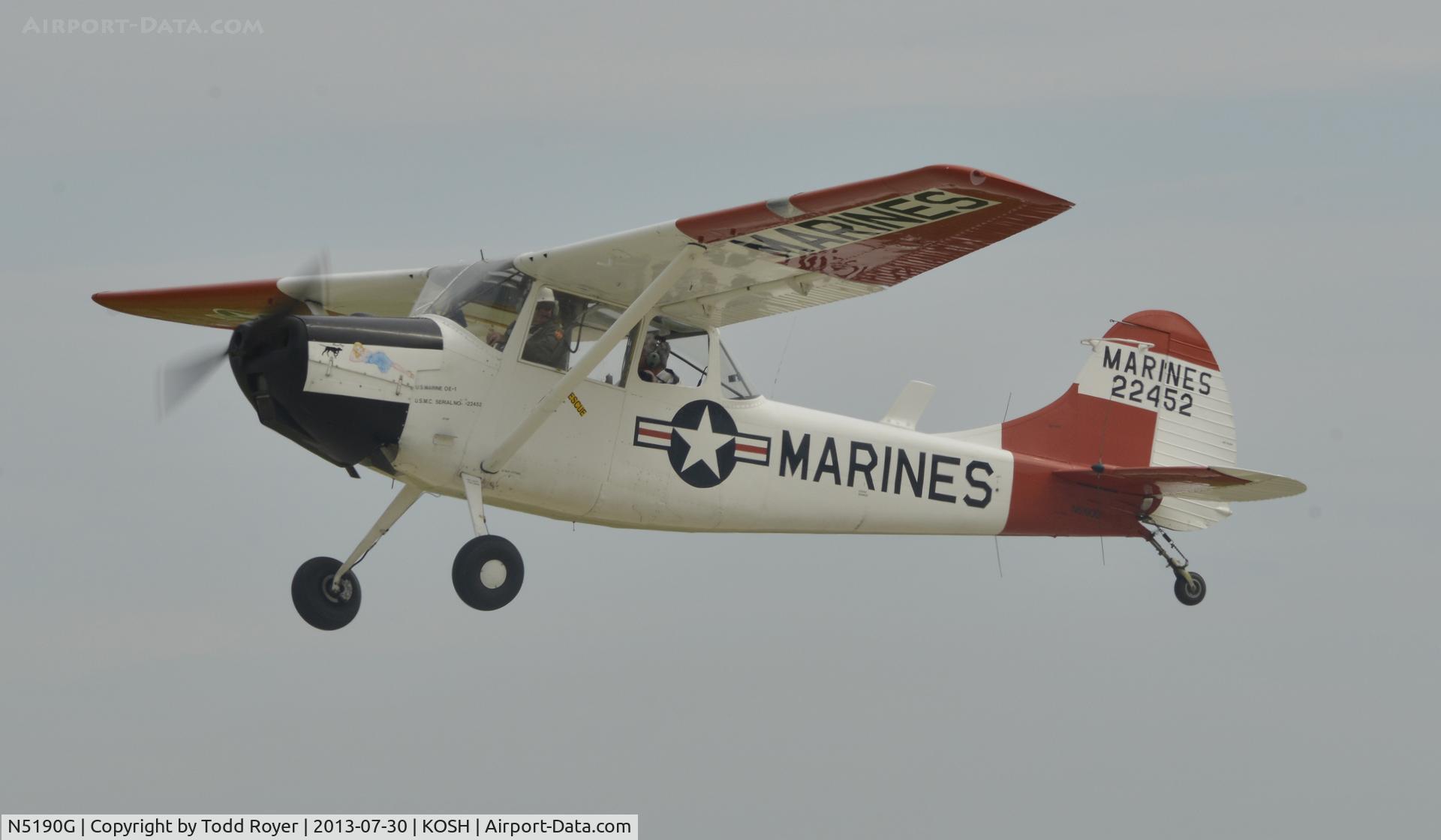 N5190G, 1951 Cessna 305A C/N 22452, Airventure 2013
