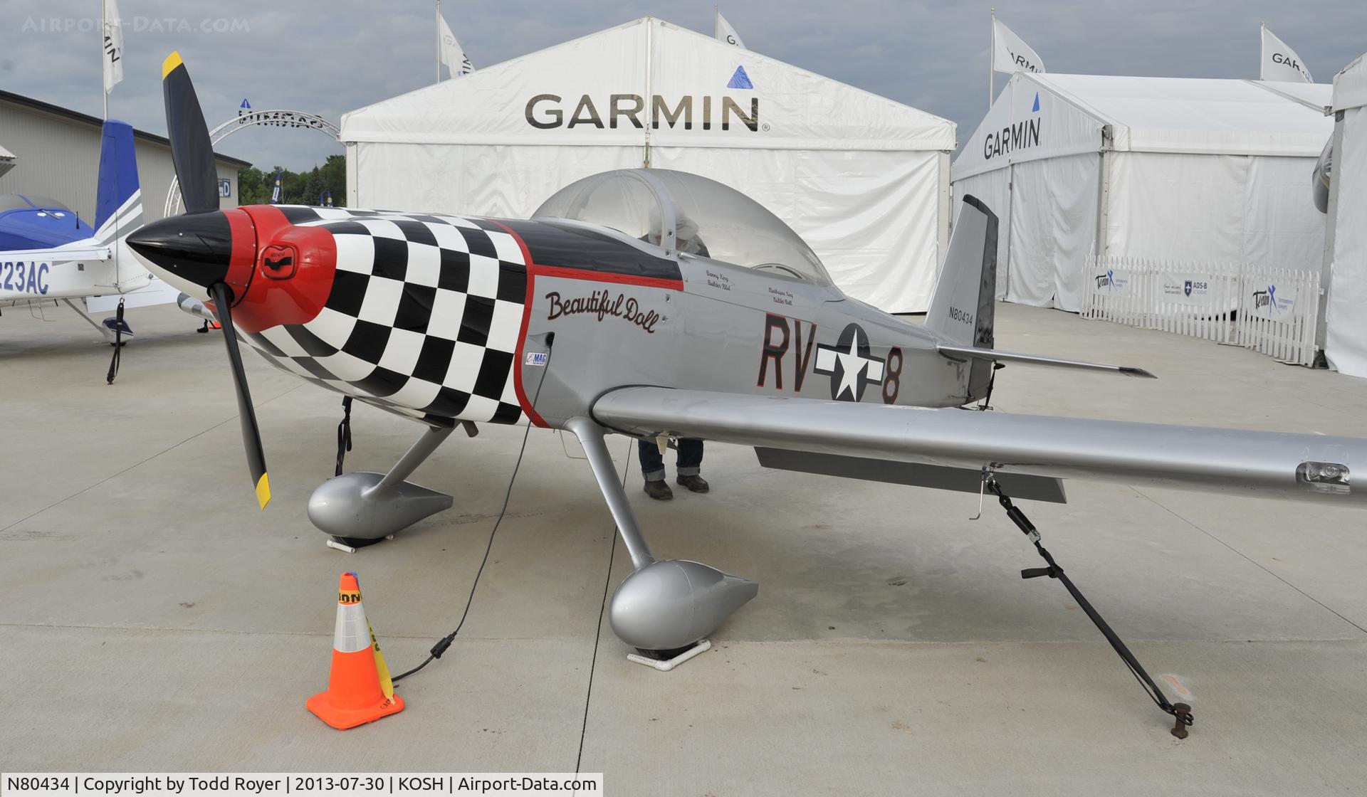 N80434, 2000 Vans RV-8 C/N 80434, Airventure 2013