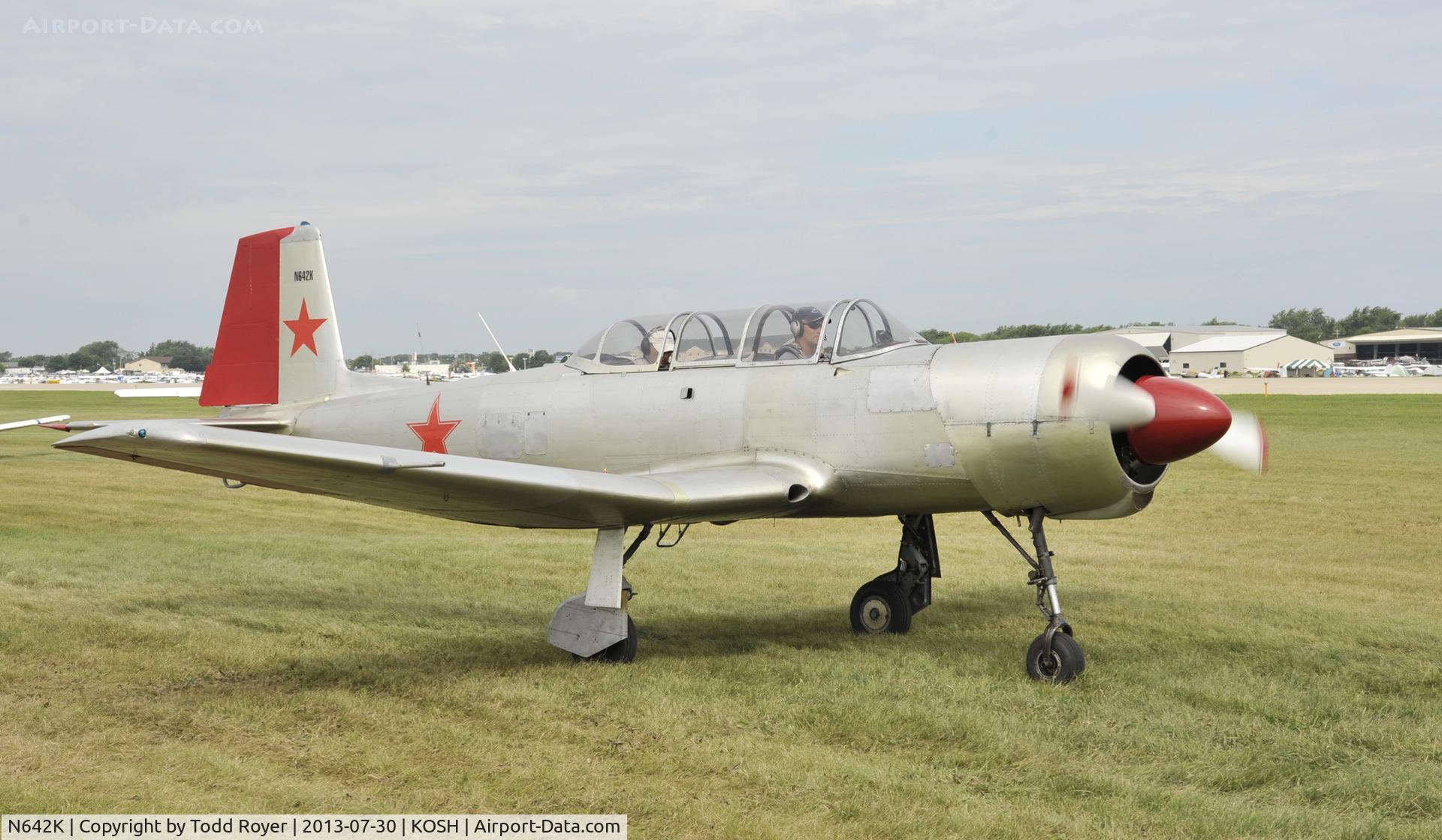 N642K, 1985 Nanchang CJ-6A C/N 4232013, Airventure 2013