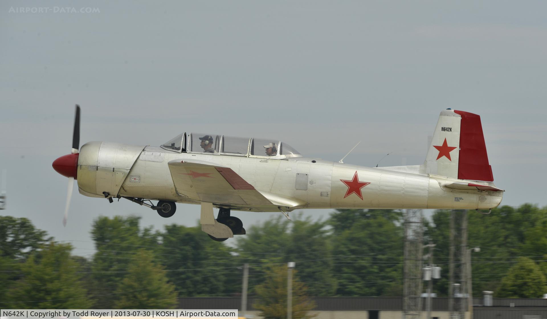 N642K, 1985 Nanchang CJ-6A C/N 4232013, Airventure 2013