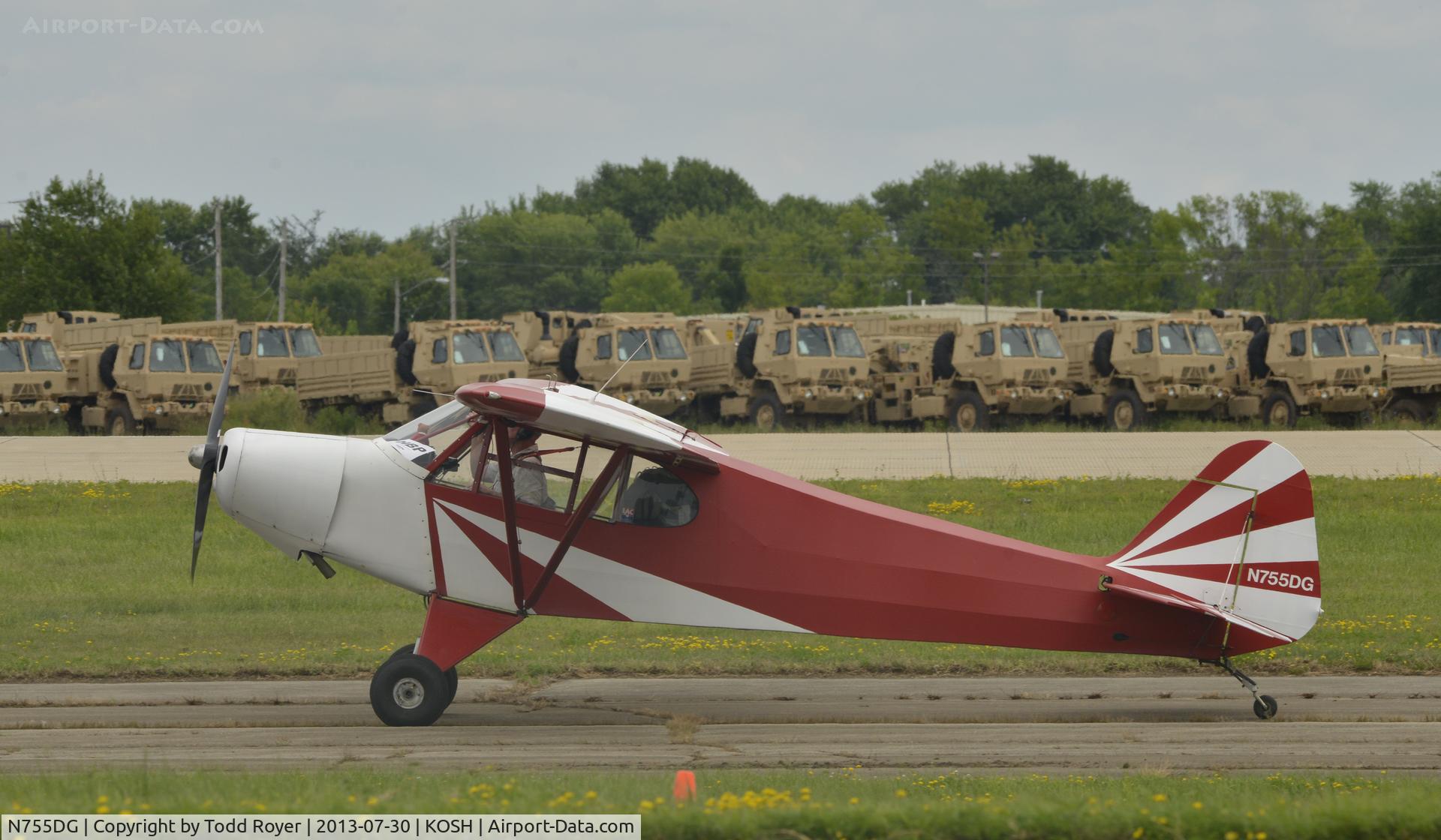N755DG, 1995 Wag-Aero CUBy C/N 2123AT, Airventure 2013