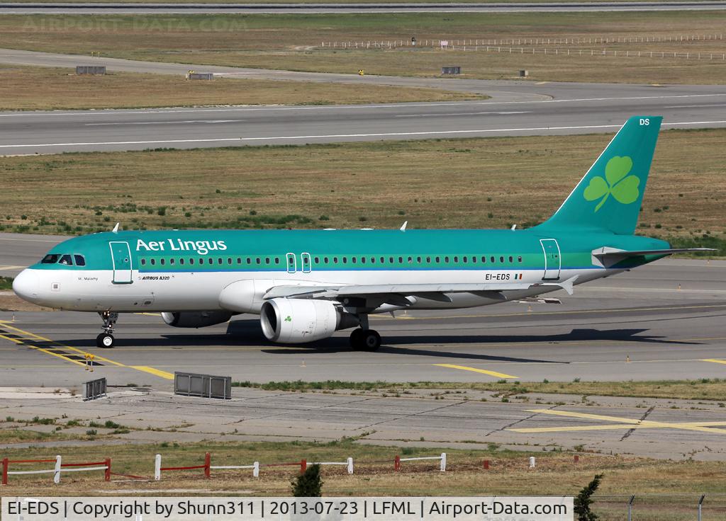 EI-EDS, 2008 Airbus A320-214 C/N 3755, Lining up rwy 31R for departure...