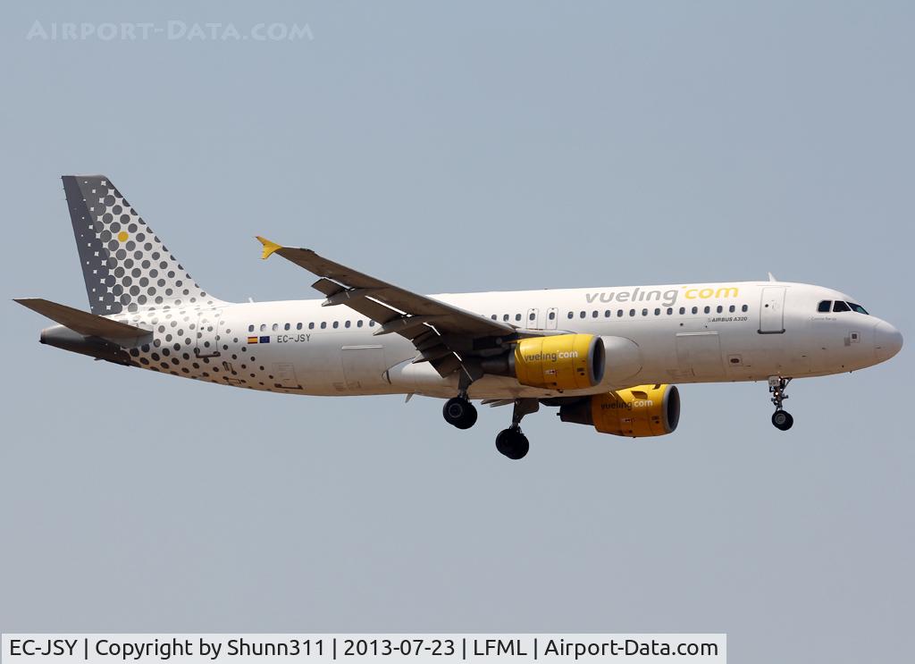 EC-JSY, 2006 Airbus A320-214 C/N 2785, Landing rwy 31R
