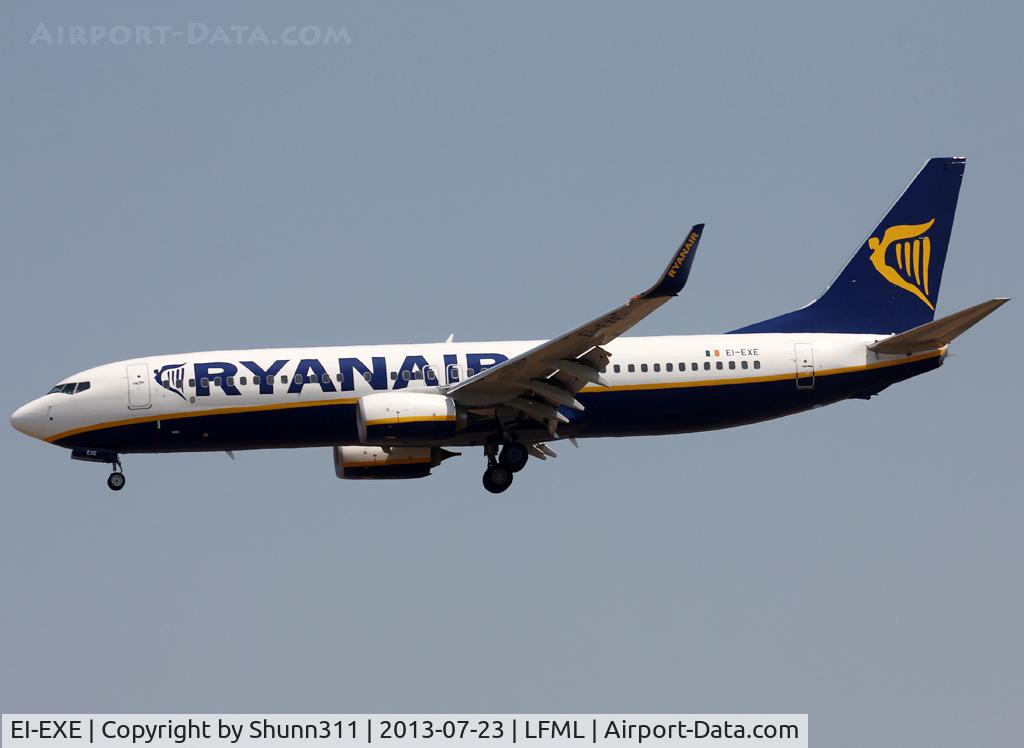EI-EXE, 2012 Boeing 737-8AS C/N 40321, Landing rwy 31R