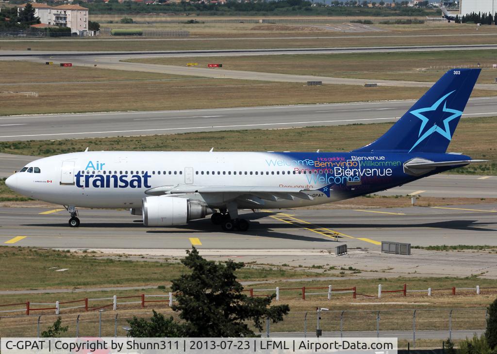 C-GPAT, 1992 Airbus A310-308 C/N 597, Lining up rwy 31R for departure...