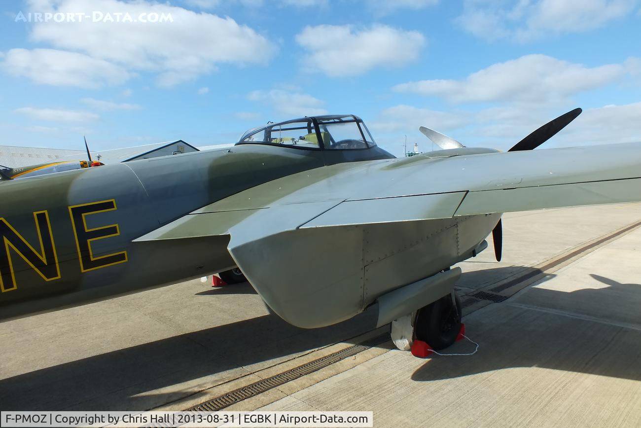 F-PMOZ, De Havilland (BBC) DH-98 Mosquito Replica C/N 1, at the LAA Rally 2013, Sywell
