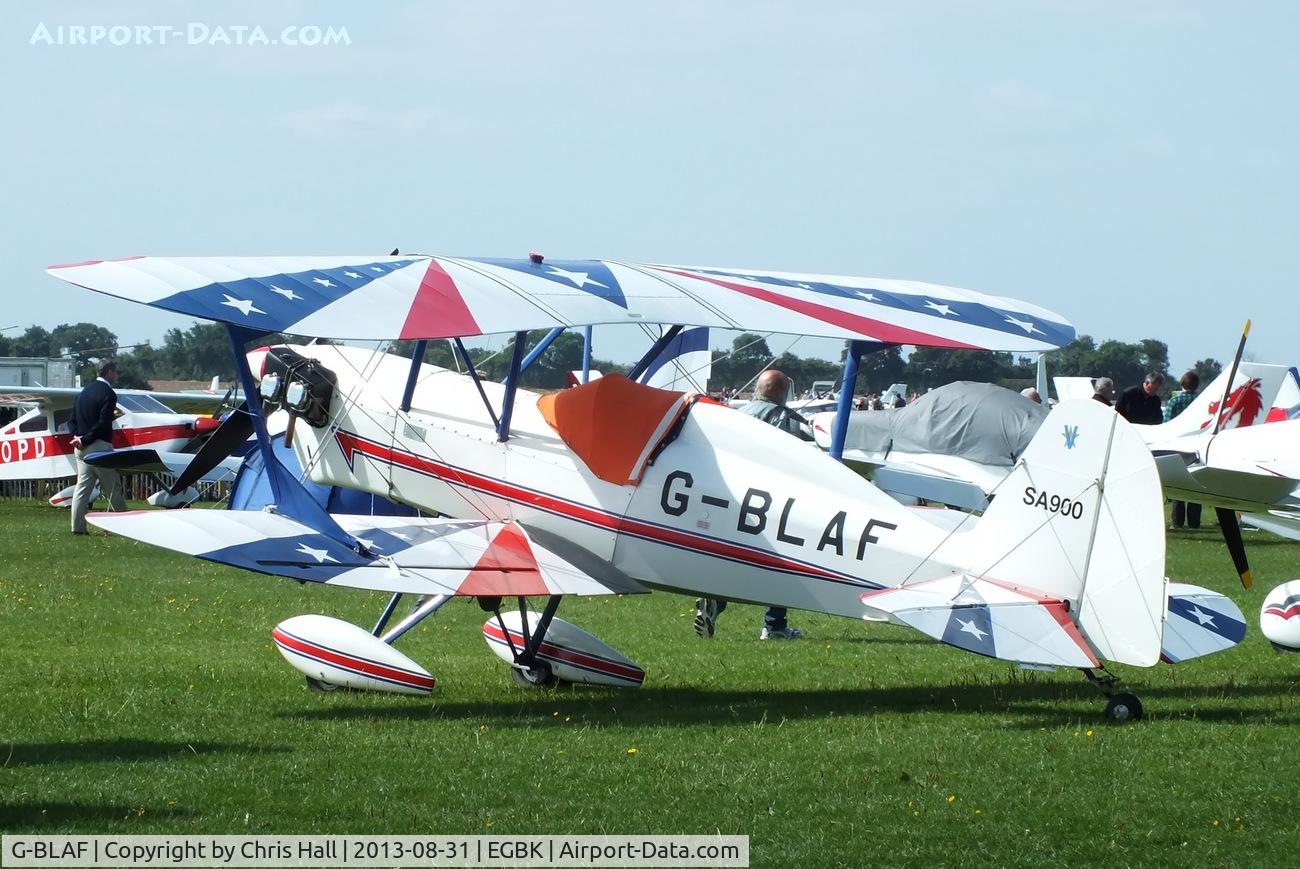 G-BLAF, 1987 Stolp SA-900 V-Star C/N PFA 106-10651, at the LAA Rally 2013, Sywell