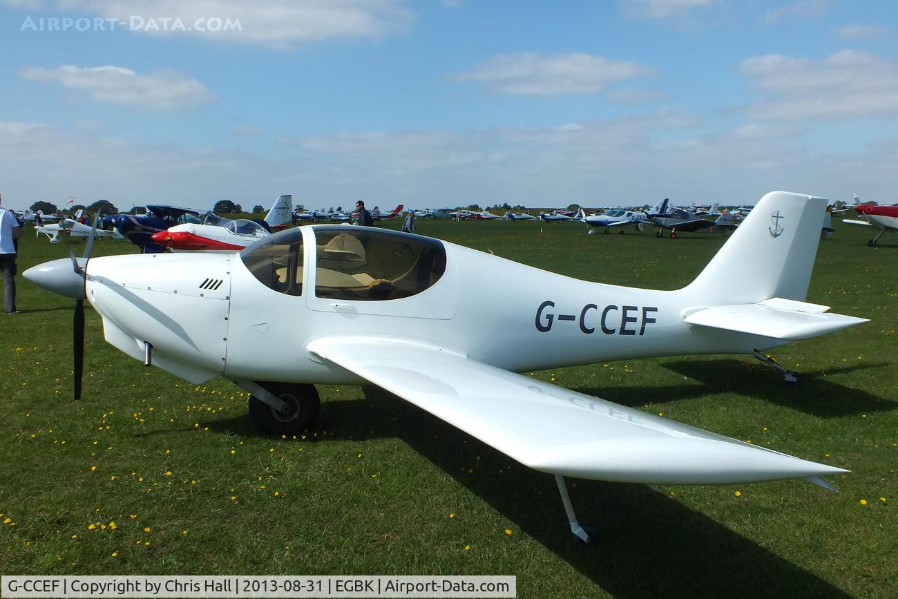 G-CCEF, 2004 Europa Monowheel C/N PFA 247-13038, at the LAA Rally 2013, Sywell