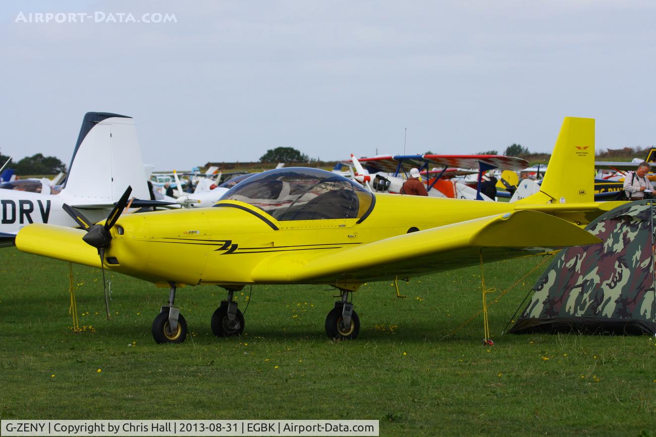 G-ZENY, 2008 Zenair CH-601 HD Zodiac C/N PFA 162-13668, at the LAA Rally 2013, Sywell
