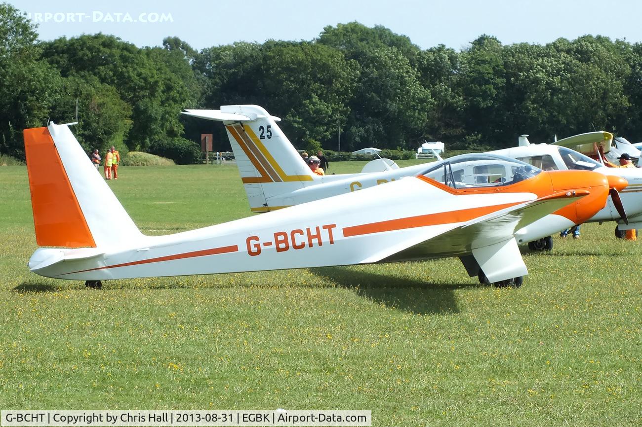 G-BCHT, 1974 Schleicher ASK-16 C/N 16021, at the LAA Rally 2013, Sywell
