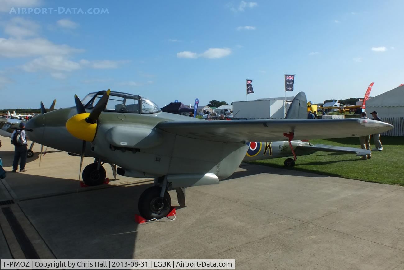 F-PMOZ, De Havilland (BBC) DH-98 Mosquito Replica C/N 1, at the LAA Rally 2013, Sywell