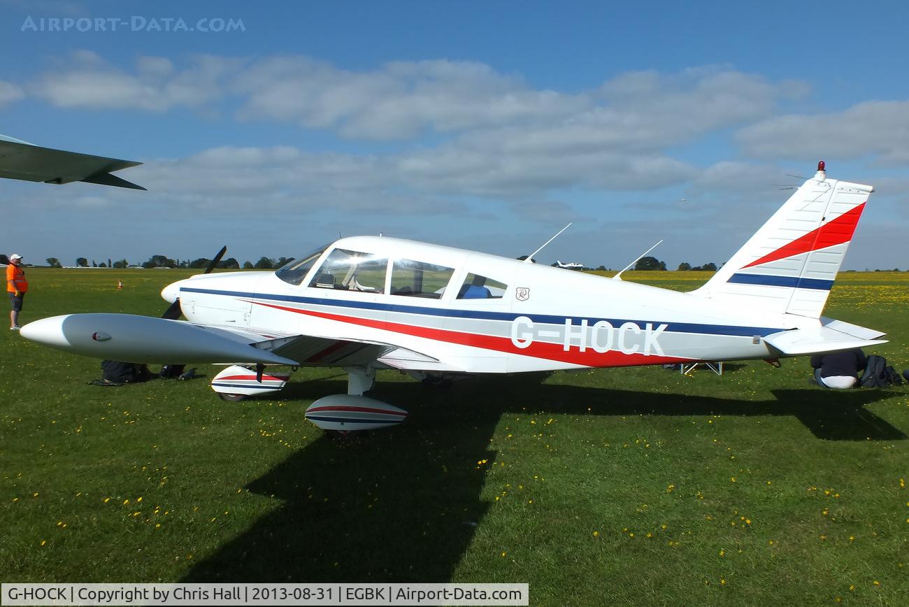 G-HOCK, 1967 Piper PA-28-180 Cherokee C/N 28-4395, at the LAA Rally 2013, Sywell