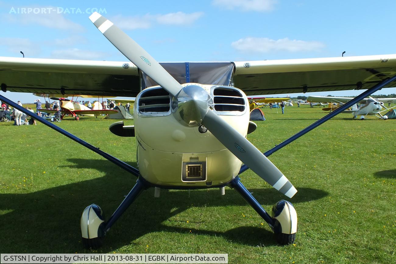 G-STSN, 1948 Stinson Flying Station Wagon C/N 108-4352, at the LAA Rally 2013, Sywell