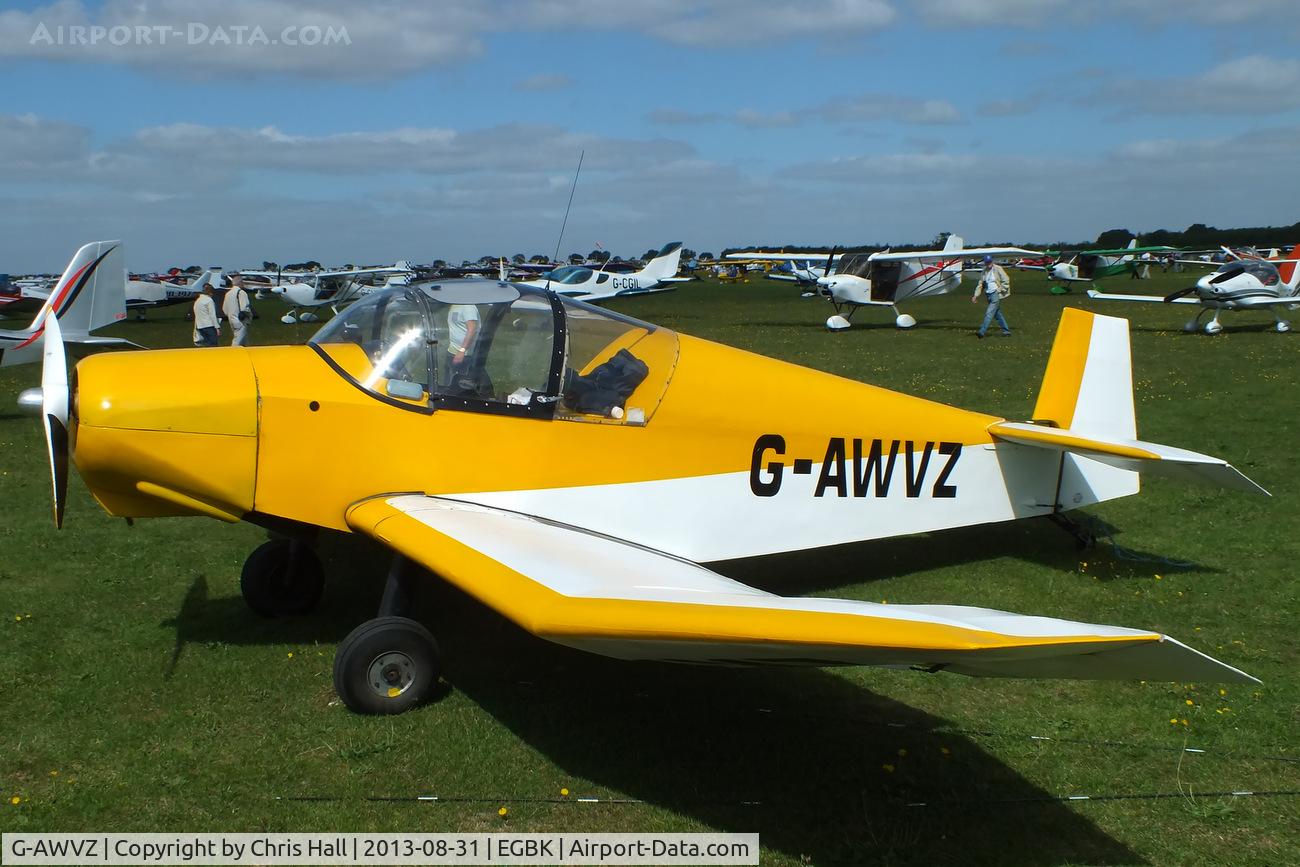 G-AWVZ, 1963 Jodel D-112 Club C/N 898, at the LAA Rally 2013, Sywell