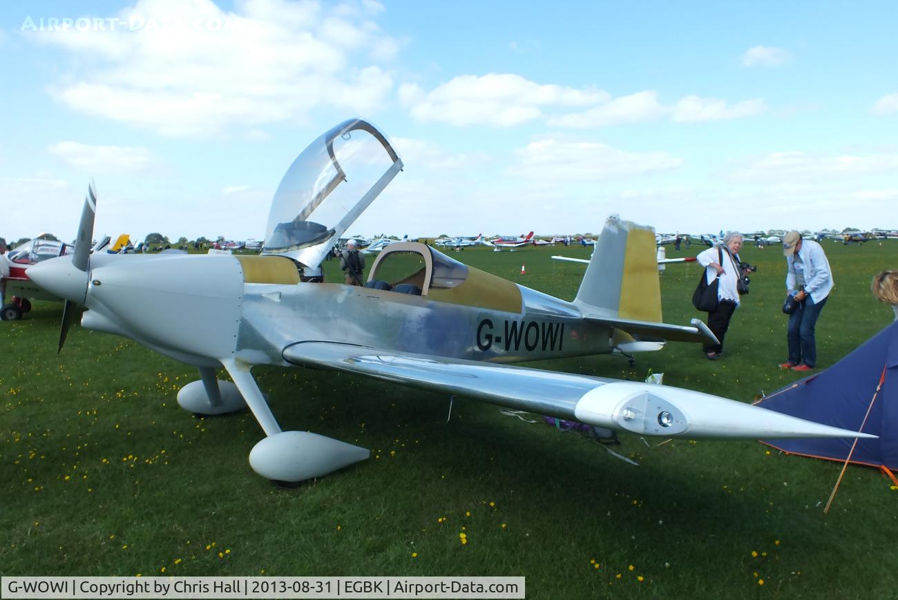 G-WOWI, 2010 Vans RV-7 C/N PFA 323-14585, at the LAA Rally 2013, Sywell