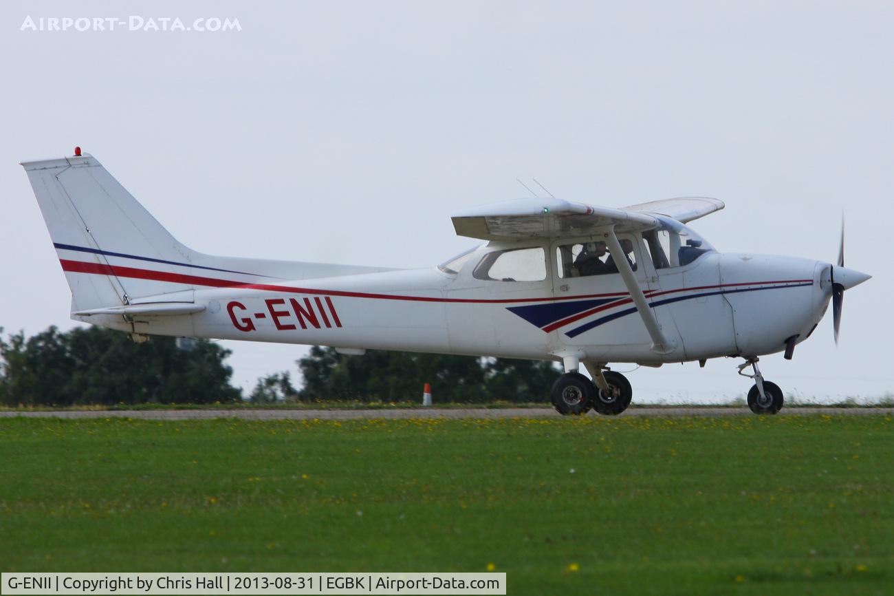 G-ENII, 1975 Reims F172M Skyhawk Skyhawk C/N 1352, at the LAA Rally 2013, Sywell