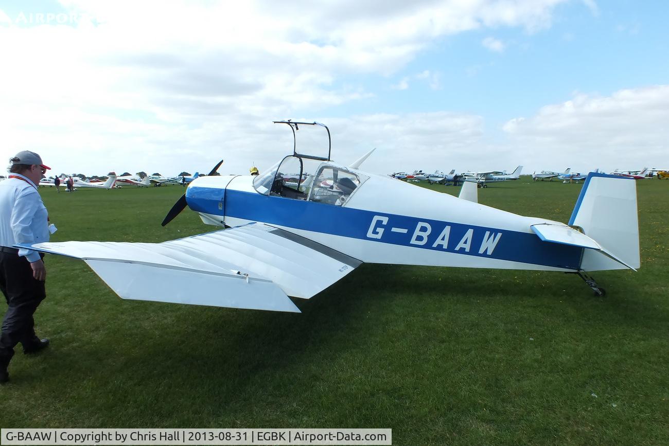 G-BAAW, 1956 Jodel D-119 C/N 366, at the LAA Rally 2013, Sywell