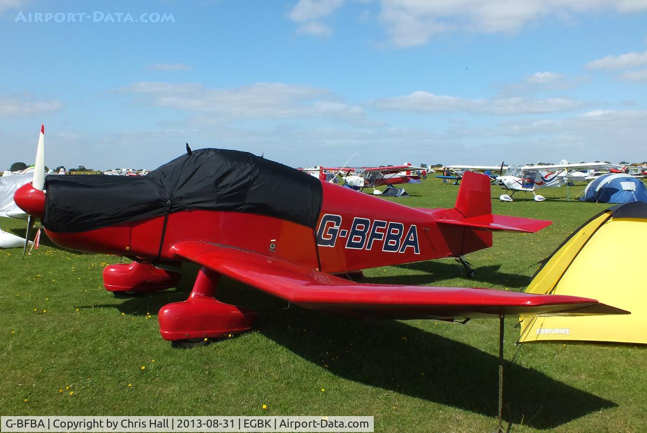 G-BFBA, 1959 SAN Jodel DR-100A Ambassadeur C/N 88, at the LAA Rally 2013, Sywell