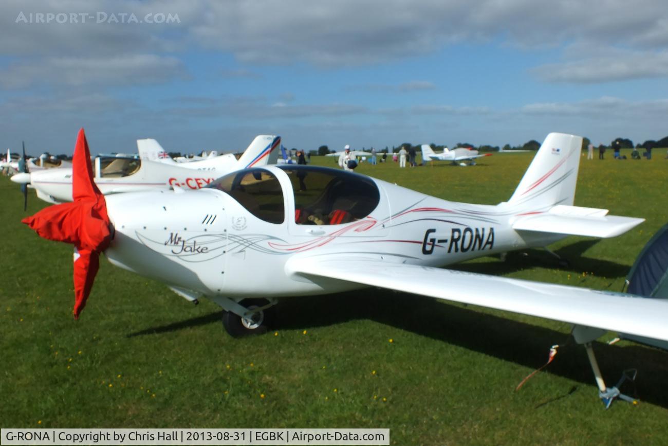 G-RONA, 1997 Europa XS Monowheel C/N PFA 247-12588, at the LAA Rally 2013, Sywell