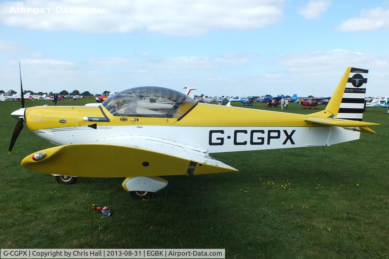 G-CGPX, 2010 Zenair CH 601XL C/N PFA 162B-14395, at the LAA Rally 2013, Sywell