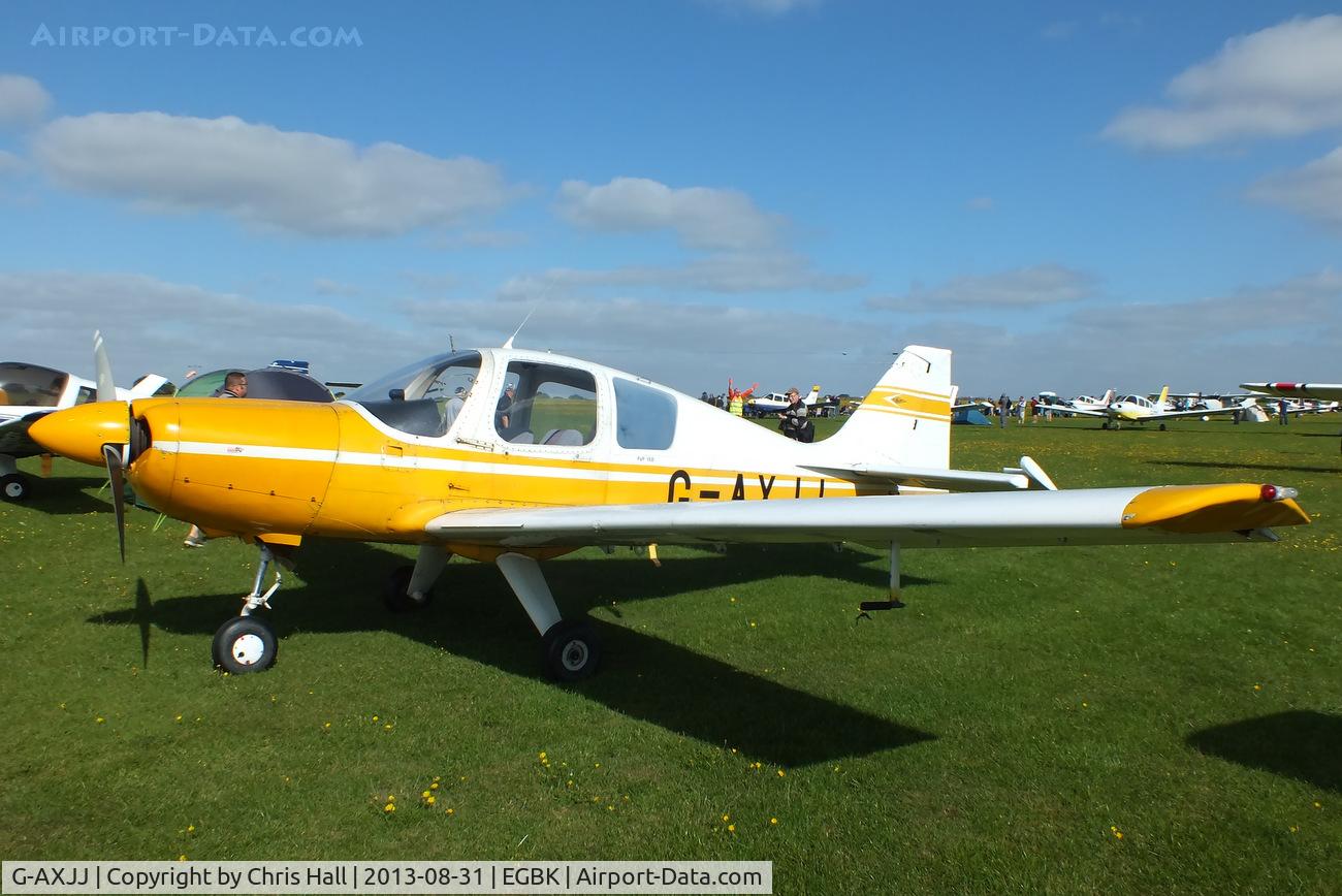 G-AXJJ, 1969 Beagle B-121 Pup Series 2 (Pup 150) C/N B121-091, at the LAA Rally 2013, Sywell