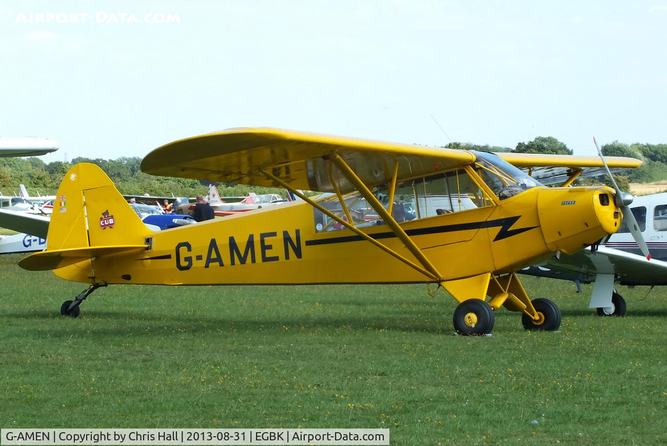 G-AMEN, 1952 Piper L-18C Super Cub C/N 18-1998, at the LAA Rally 2013, Sywell