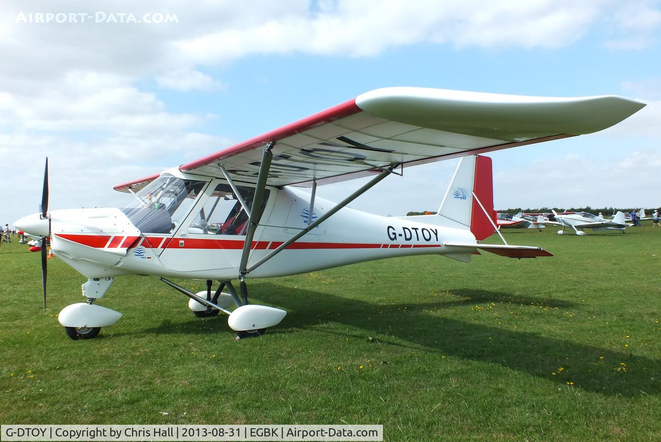 G-DTOY, 2003 Comco Ikarus C42 FB100 C/N 0309-6570, at the LAA Rally 2013, Sywell
