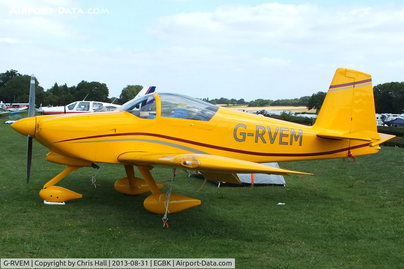 G-RVEM, 2002 Vans RV-7A C/N PFA 323-13868, at the LAA Rally 2013, Sywell