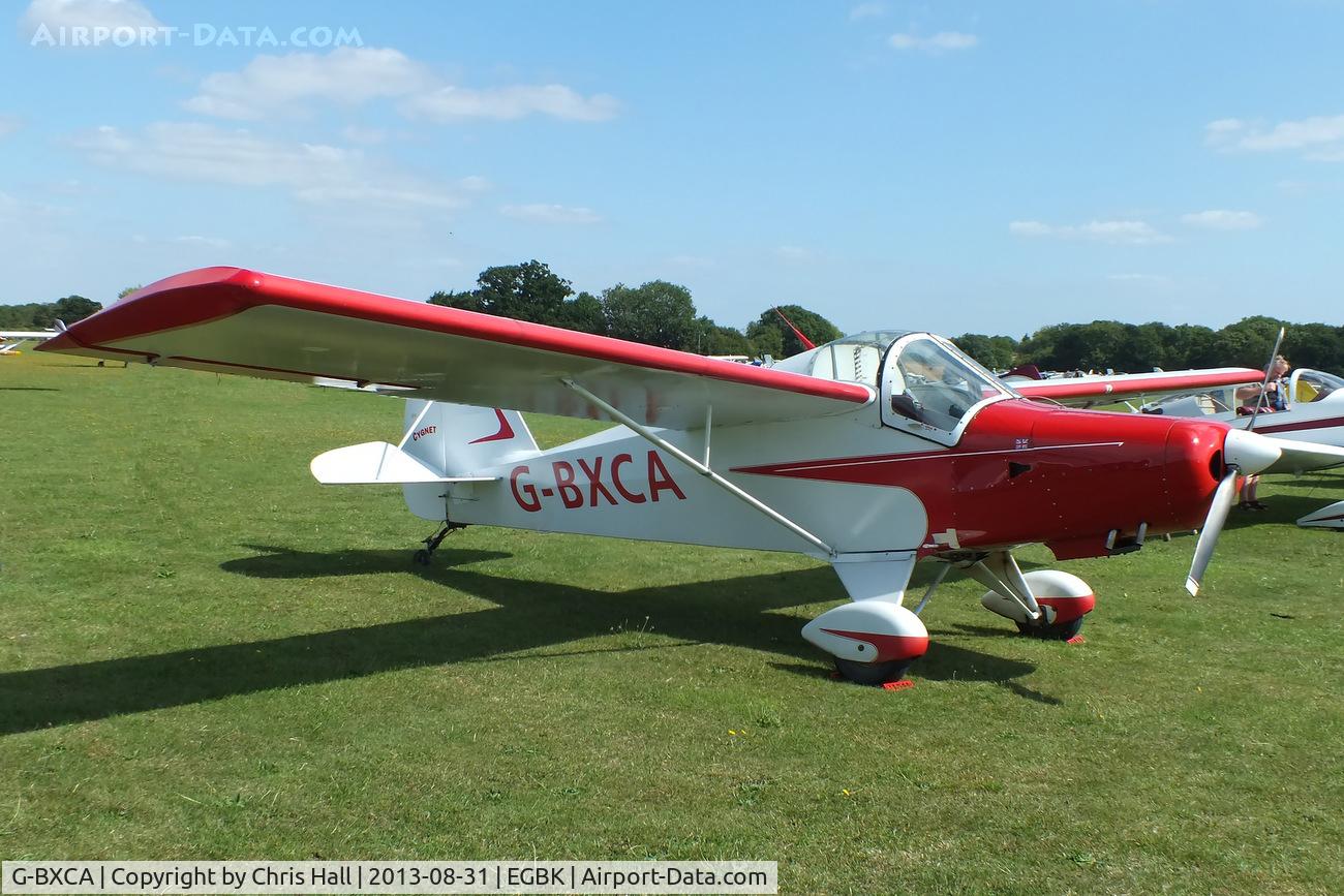 G-BXCA, 1997 Hapi Cygnet SF-2A C/N PFA 182-12921, at the LAA Rally 2013, Sywell