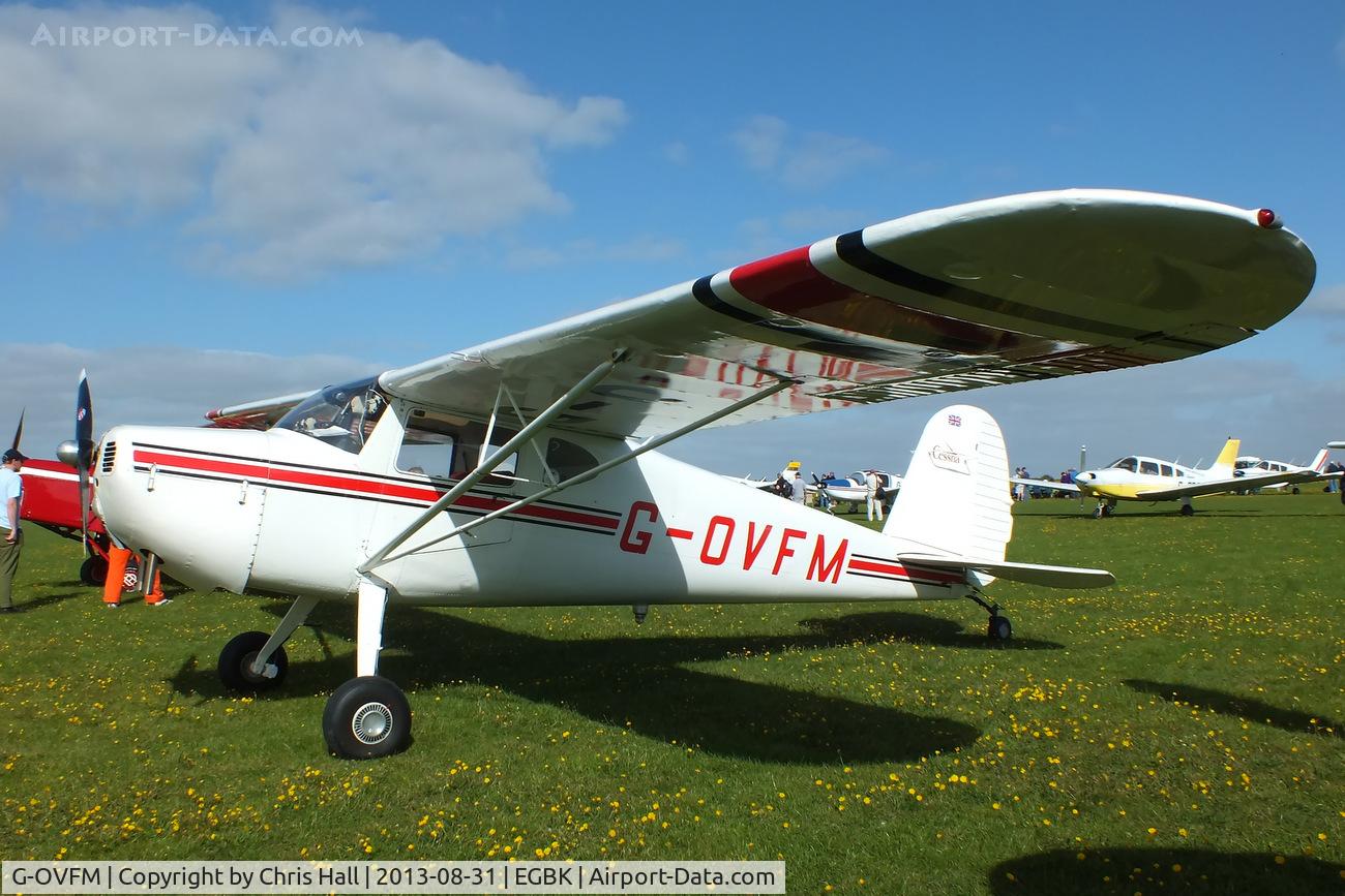 G-OVFM, 1948 Cessna 120 C/N 14720, at the LAA Rally 2013, Sywell