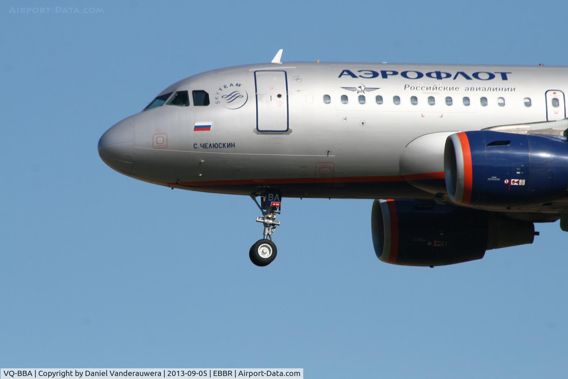 VQ-BBA, 2009 Airbus A319-112 C/N 3794, Flight SU2560
