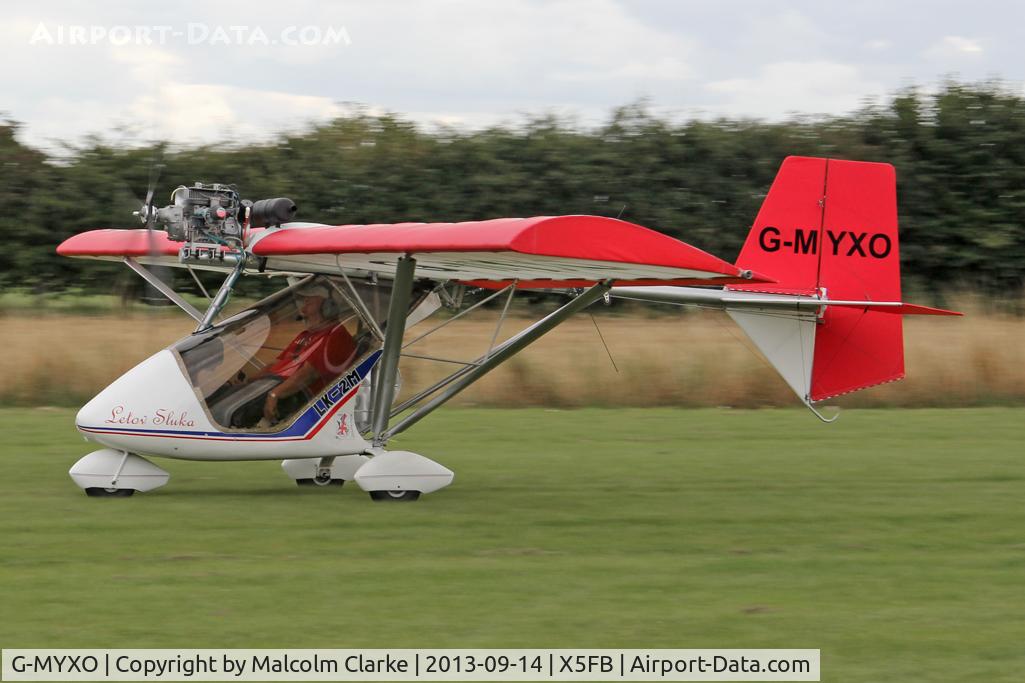 G-MYXO, 1995 Letov LK-2M Sluka C/N PFA 263-12873, Letov LK-2M Sluka. Fishburn Airfield, September 2013.