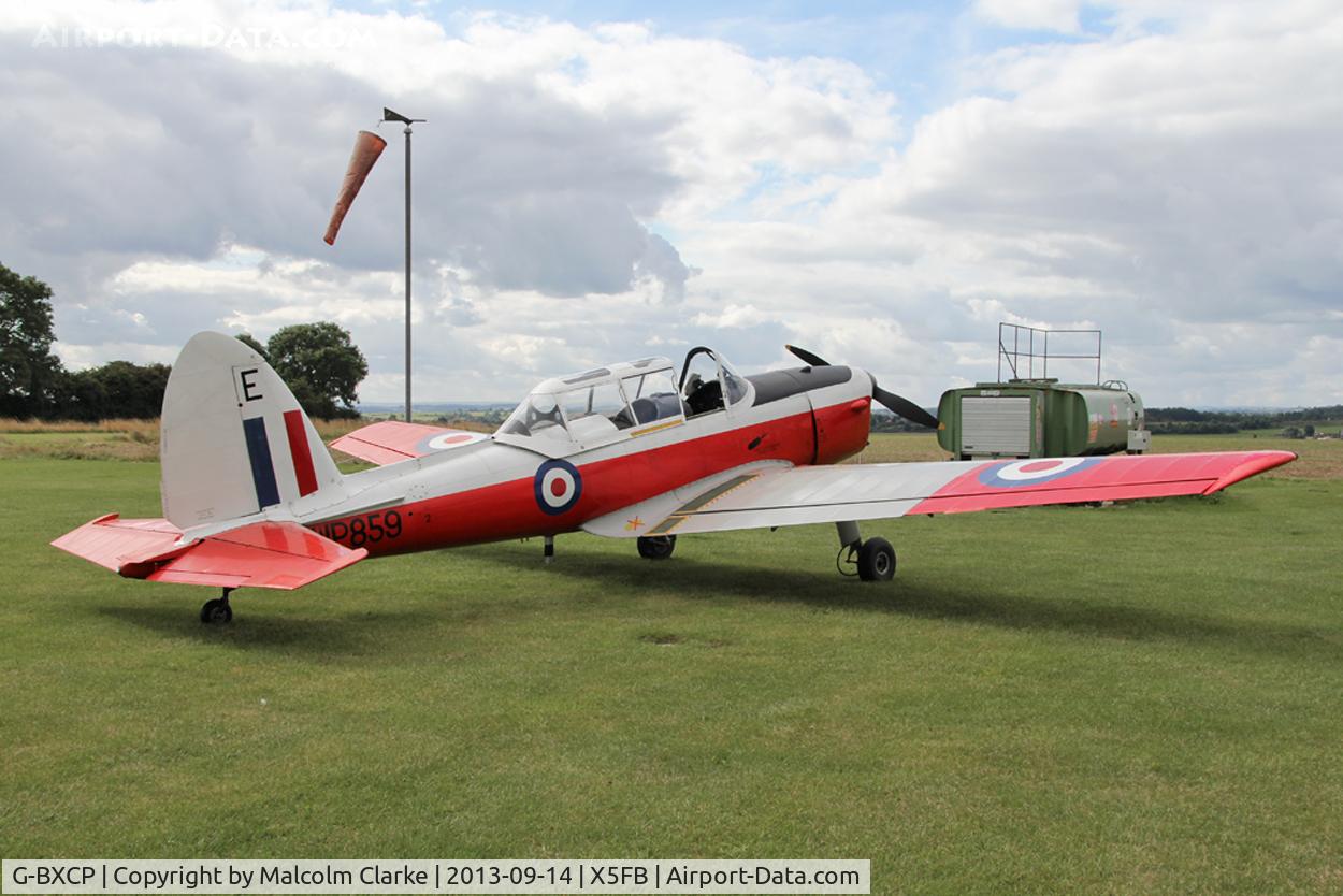G-BXCP, 1952 De Havilland DHC-1 Chipmunk T.10 C/N C1/0744, De Havilland DHC-1 Chipmunk 22. Fishburn Airfield, September 2013.