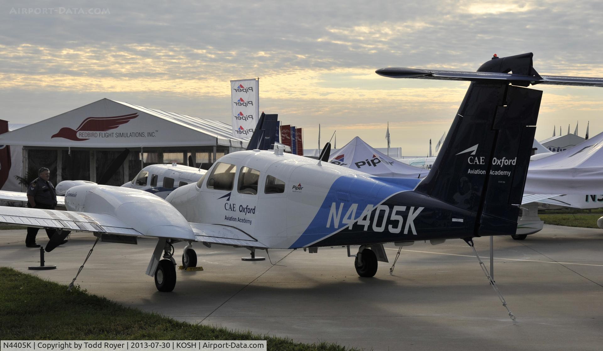 N4405K, 2013 Piper PA-44-180 Seminole C/N 4496341, Airventure 2013