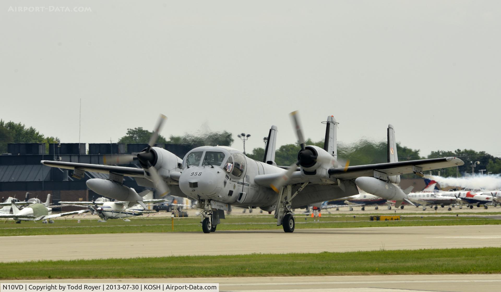 N10VD, 1968 Grumman OV-1D Mohawk C/N 162C, Airventure 2013