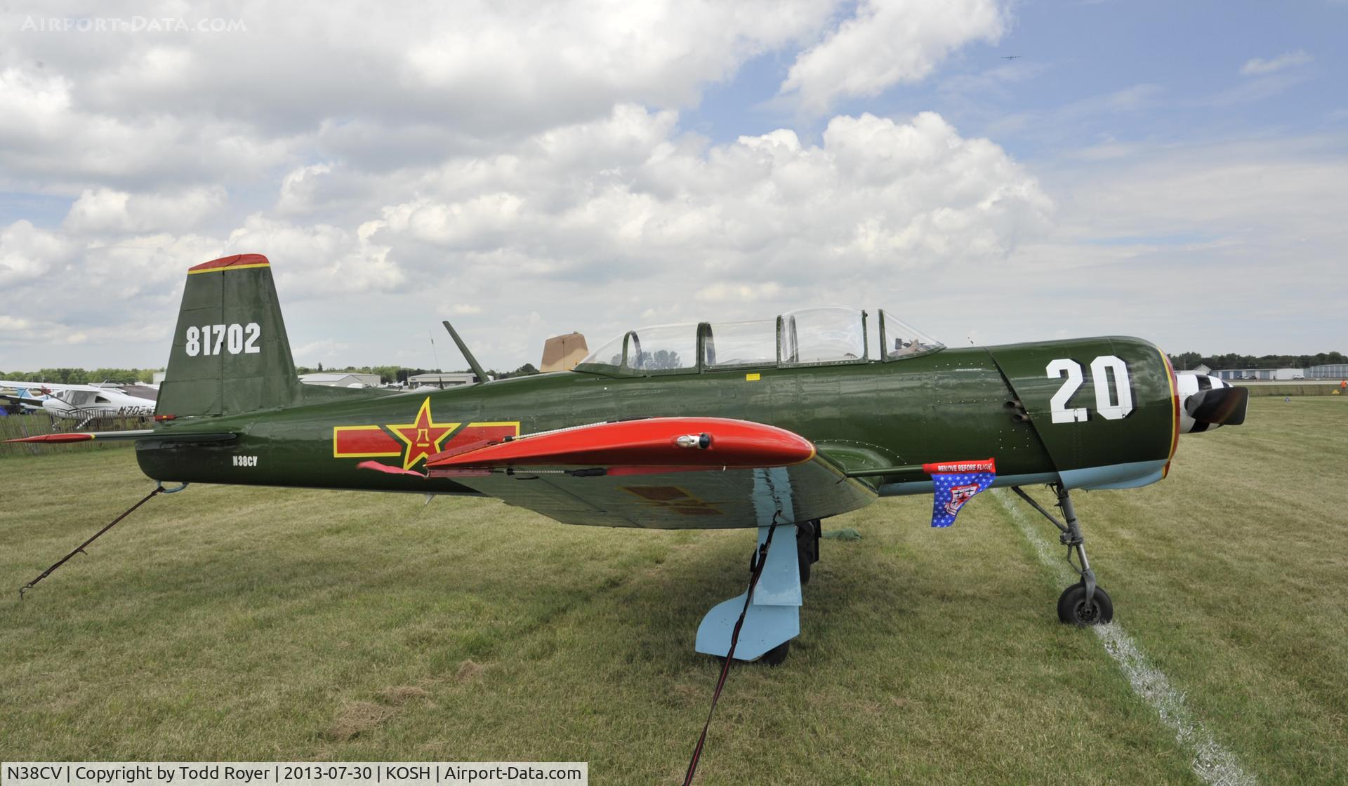 N38CV, Nanchang CJ-6 C/N 2432073, Airventure 2013