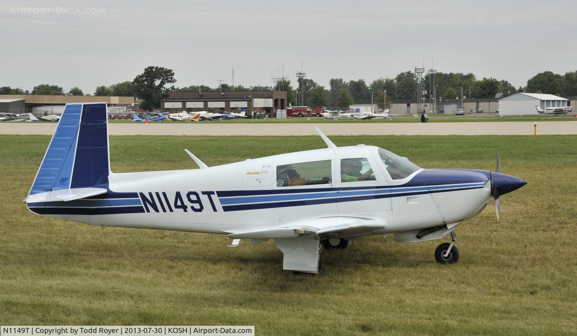 N1149T, 1981 Mooney M20J 201 C/N 24-1215, Airventure 2013